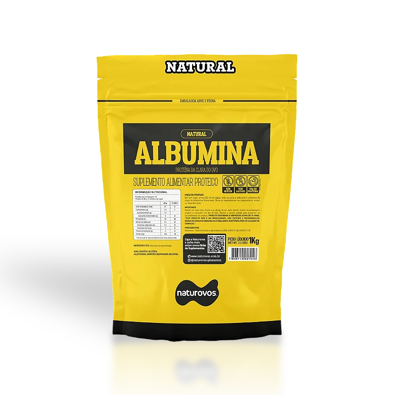 Albumina 1kg Naturovos - Natural