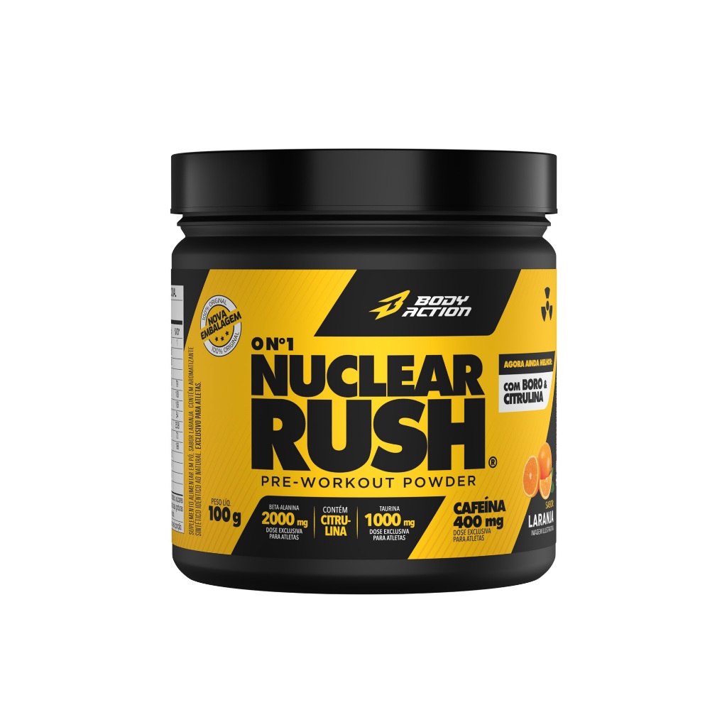 Nuclear Rush 100g BodyAction - Abacaxi