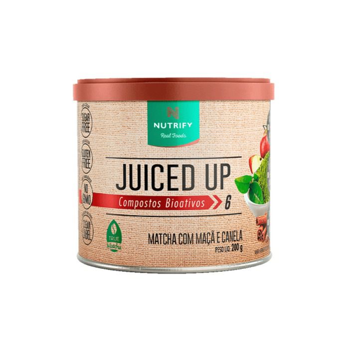 Juiced Up Matcha 200g Nutrify - Maçã e Canela