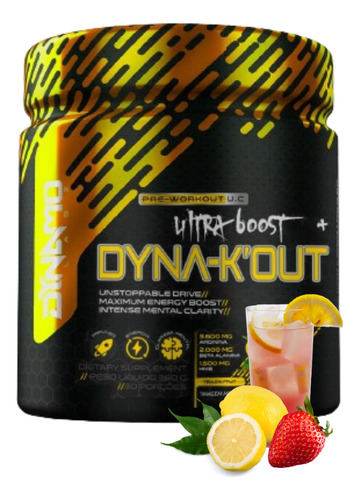 Pré Treino Dyna Kout 360g Dynamo Labz - Pink Lemonade