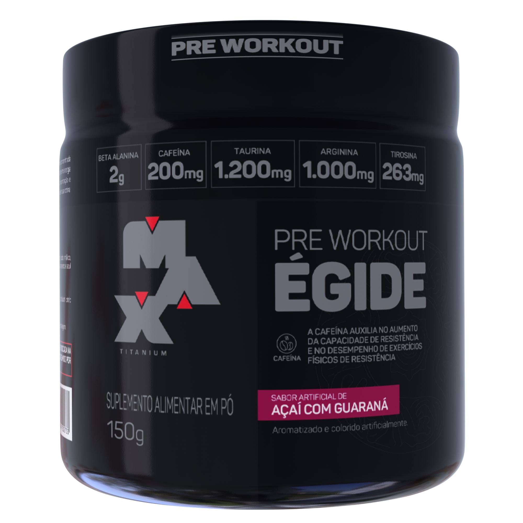 Pré Treino Egide Pote 150g Max Titanium