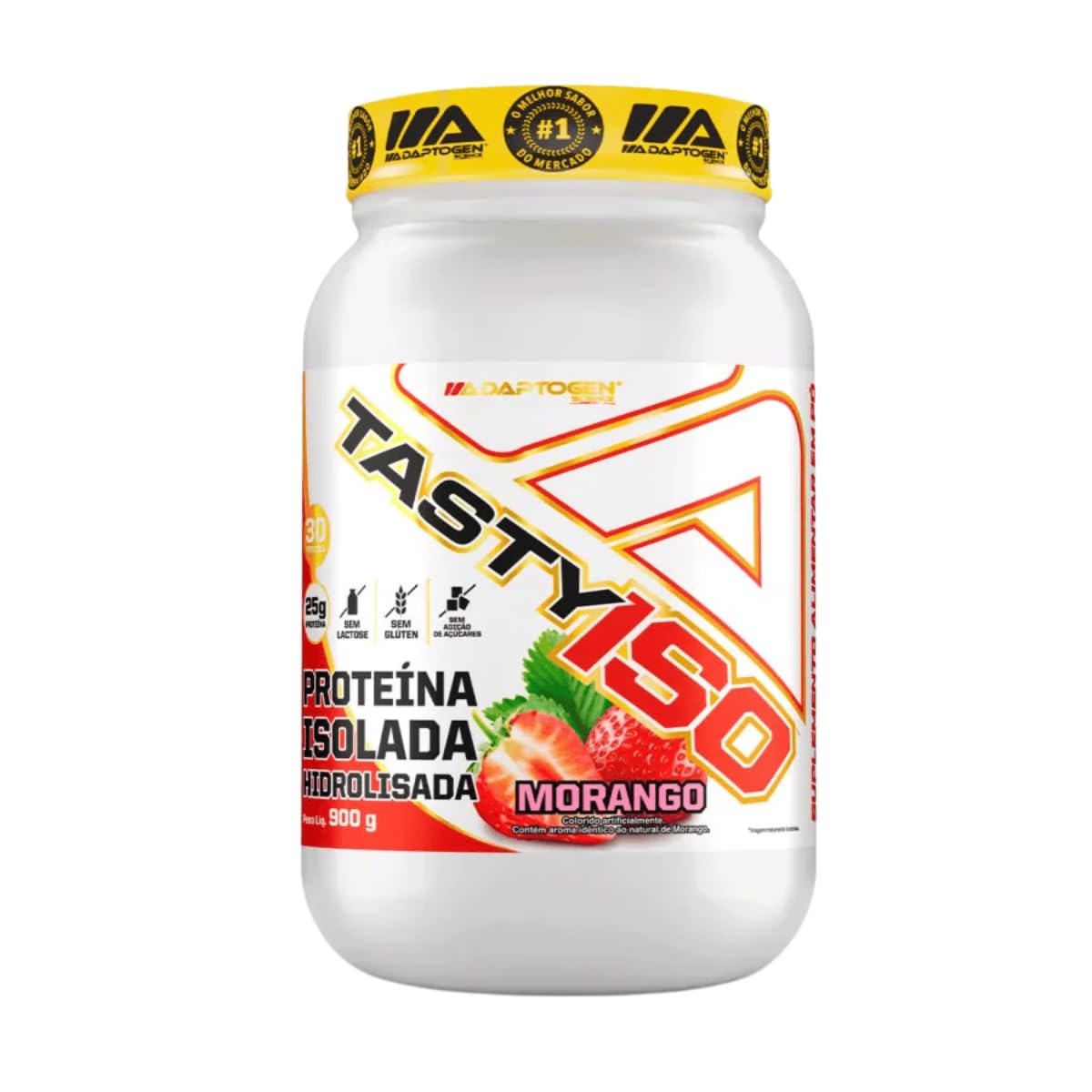 Foto de Tasty Iso Pote 900g Adaptogen - Strawberry