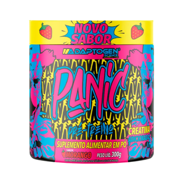 Foto de Panic Pre Workout 300g Adaptogen - Morango