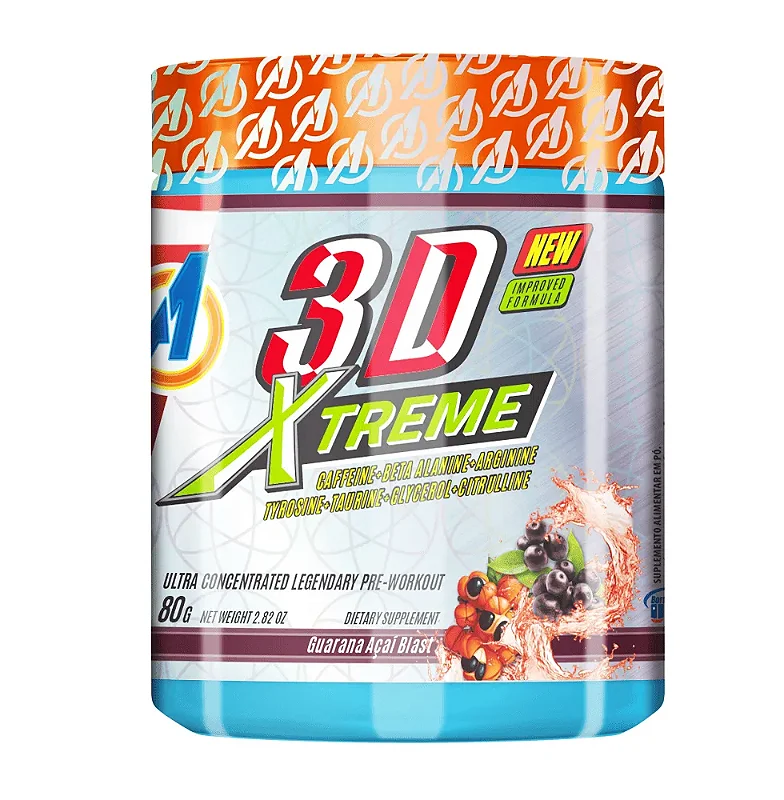 Foto de Pre Treino Arnold 3D 80g Arnold Nutrition - Guaraná Com Açai