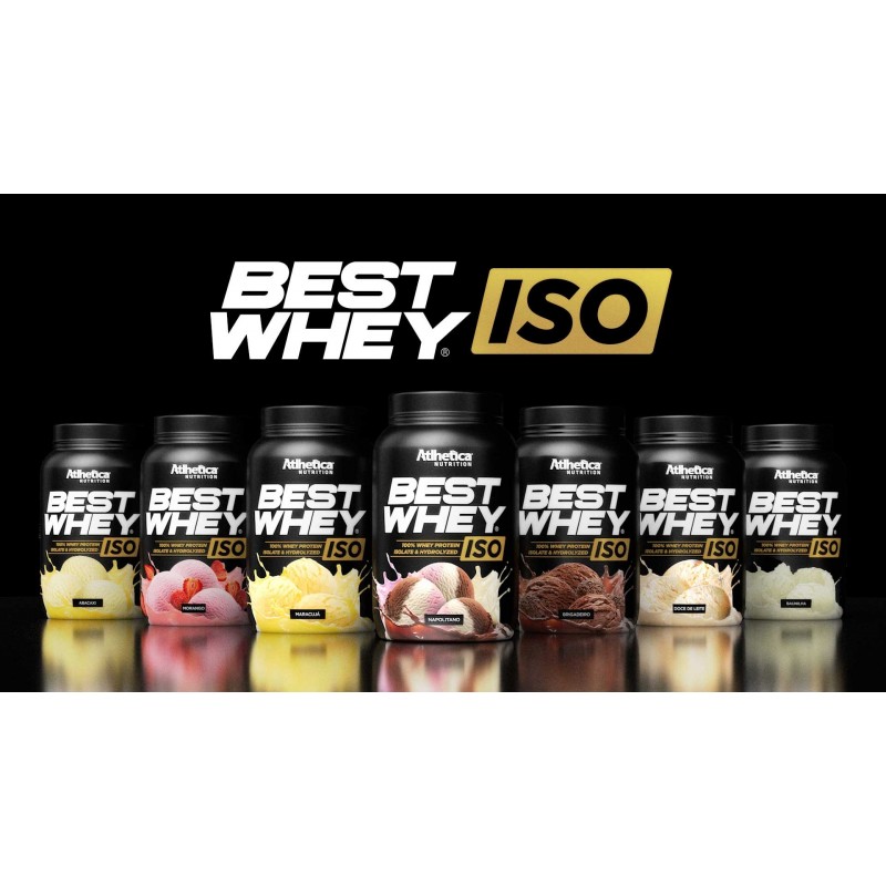 Foto de Best Whey Iso Protein Pote 900g Atlhetica Nutrition