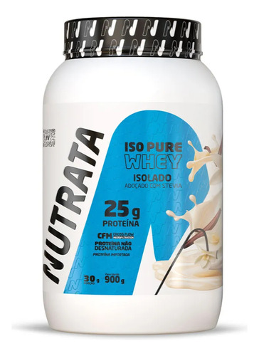 Iso Whey Pure Pote 900g Nutrata - Baunilha