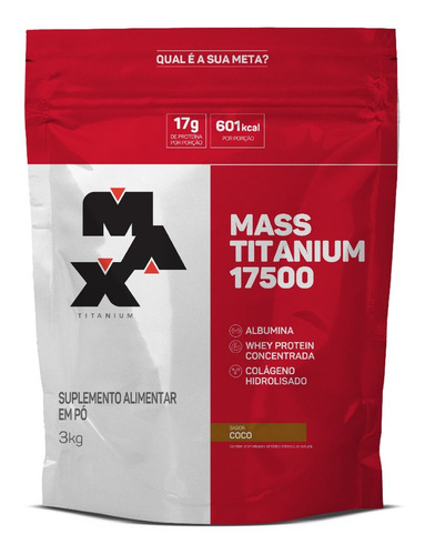 Mass Titanium 17500 Refil 3kg Max Titanium - Coco