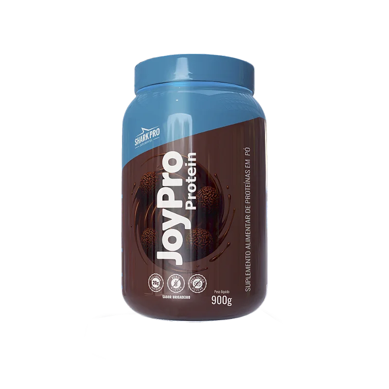 Foto de Whey Protein Joypro Pote 900g Shark Pro - Brigadeiro