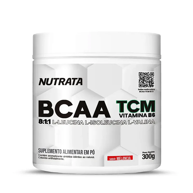 BCAA TCM 8:1:1 Pote 300g Nutrata - Melancia