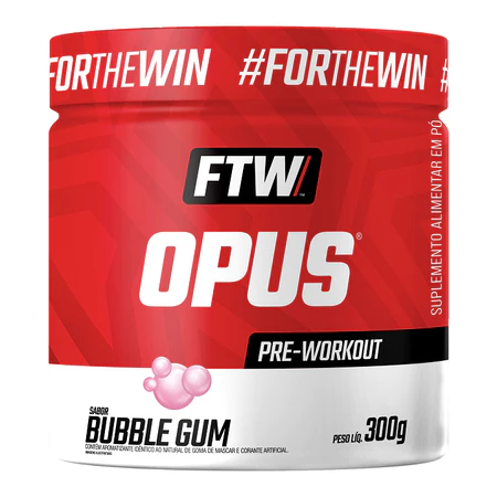 Opus Pre Workout Pote 300g Ftw - Bubble Gum