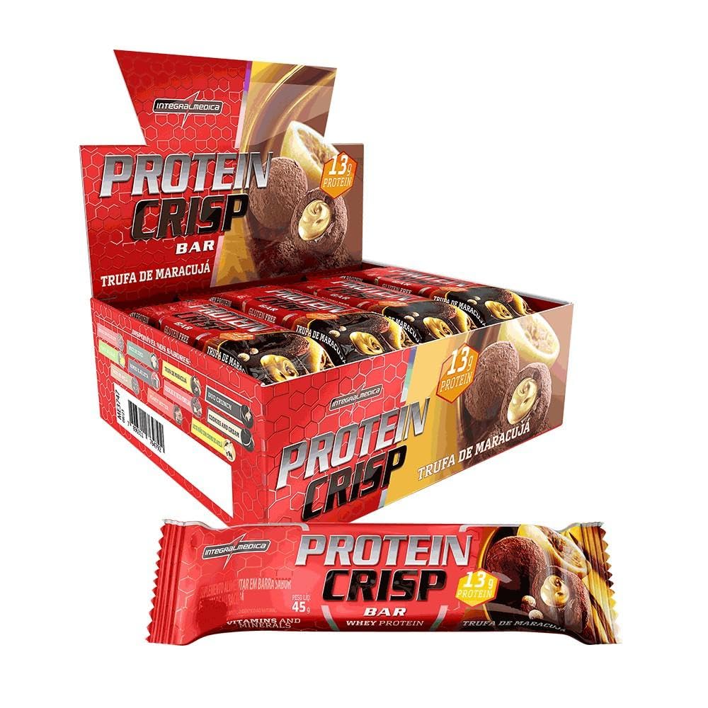 Crisp Bar 45g Display com 12un Integralmedica - Maracuja