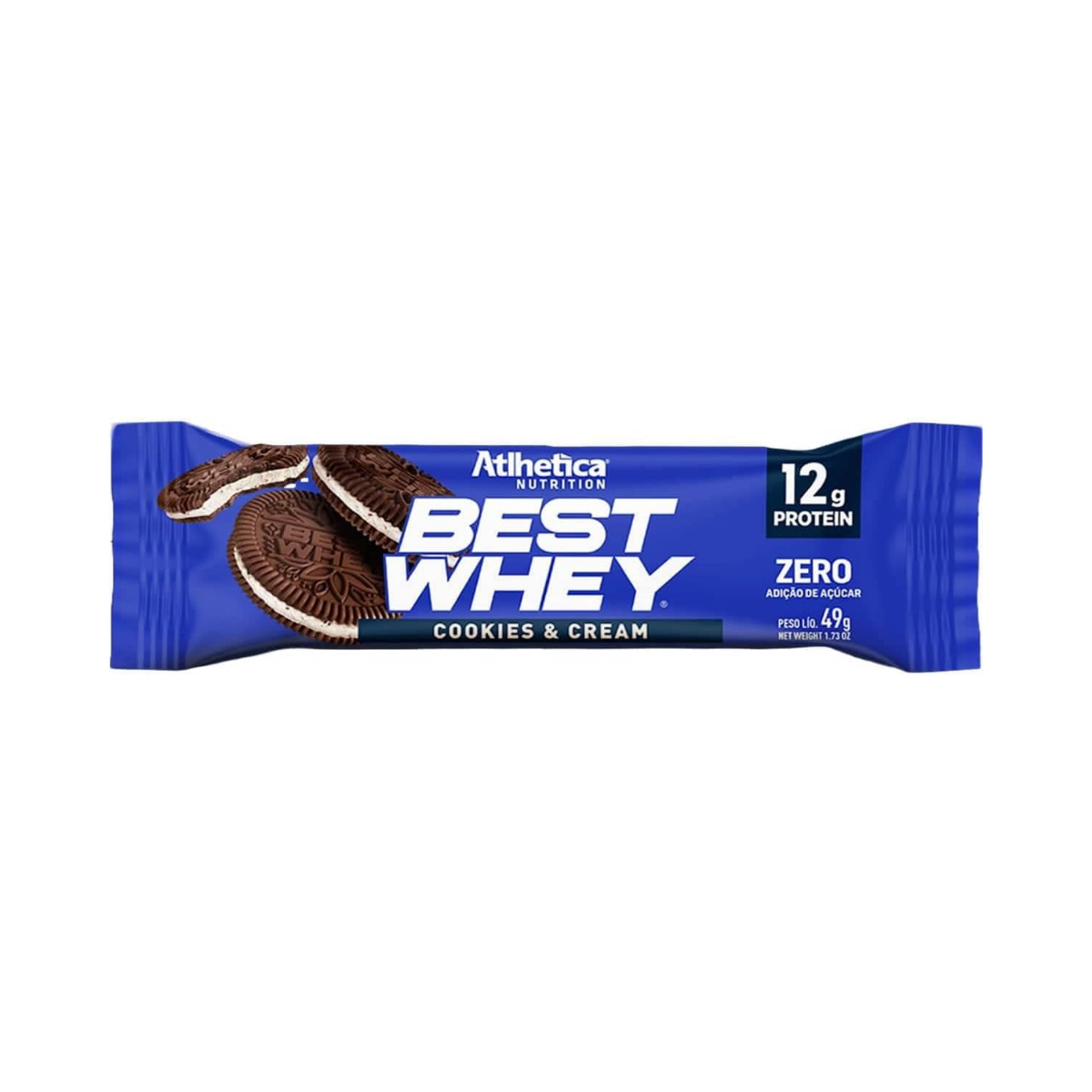 Best Whey Bar 49g Cookies e Cream Atlhetica Nutrition