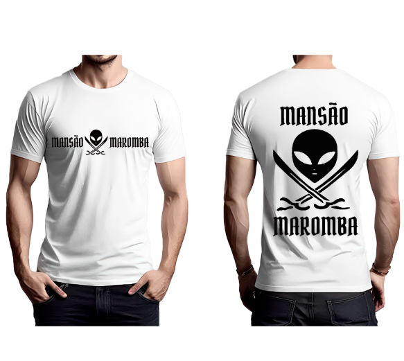 Camiseta Branca Mansão Maromba G Ftw