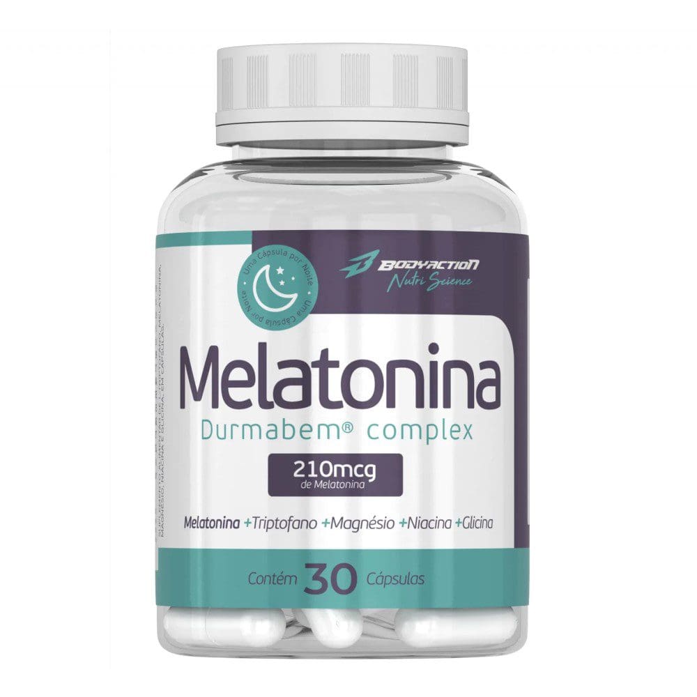 Melatonina 30 Caps BodyAction