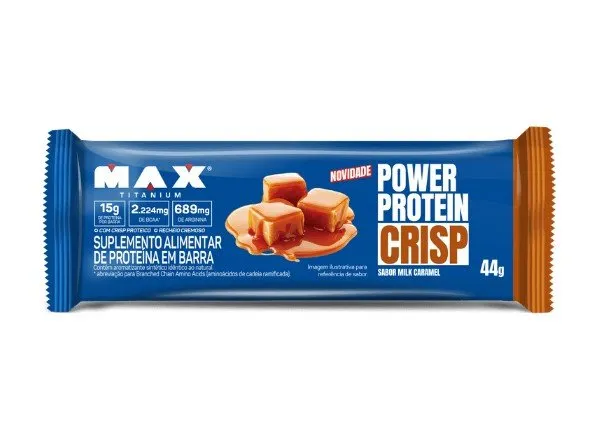Power Protein Crisp 44g Milk Caramel Max Titanium