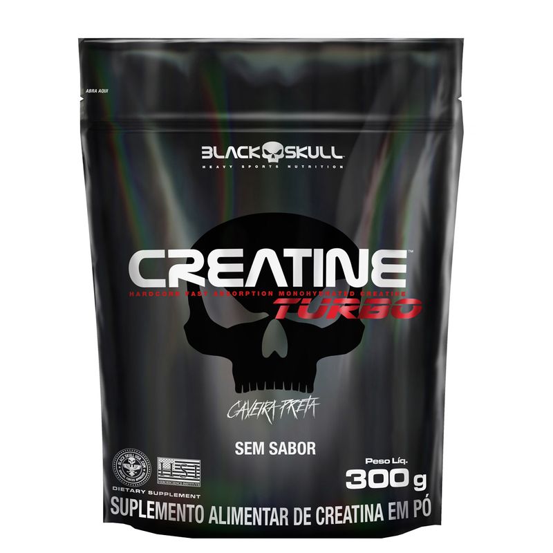 Creatina Turbo Refil Black Skull