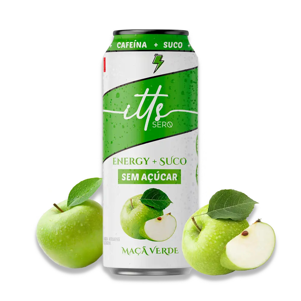 Foto de Energy Suco Sem Açúcar 473ml Itts Sero - Maçã Verde