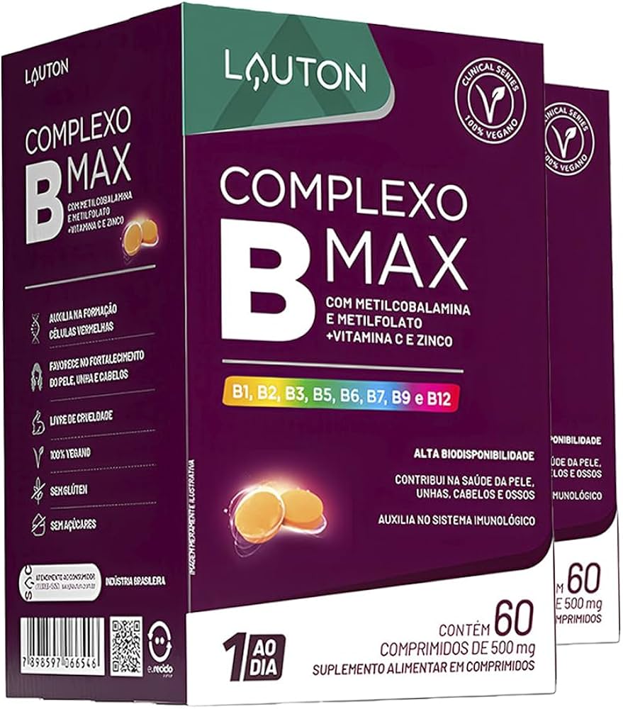 Complexo B 60 Caps Lauton Nutrition