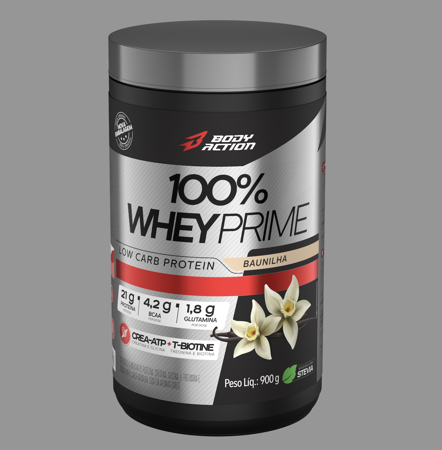 100% Whey Prime Pote 900g BodyAction