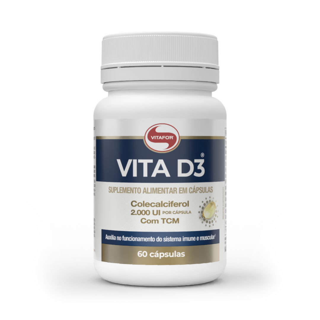 Foto de Vitamina D3 500mg 60 Caps Vitafor