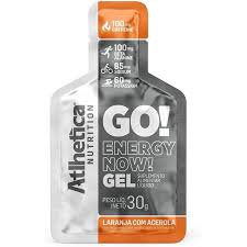 Go Energy Now Gel 30g Sache Laranja Com Acerola Atlhetica Nutrition