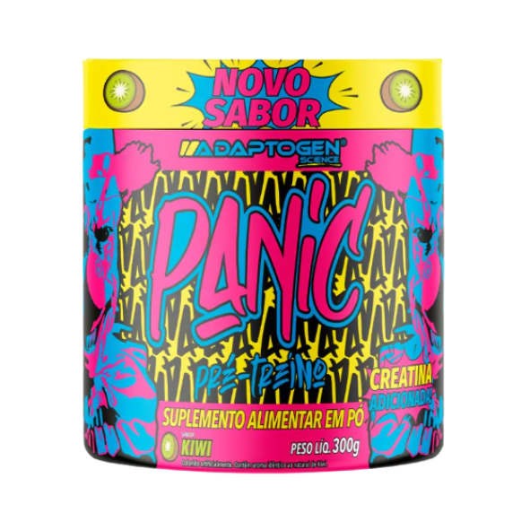 Panic Pre Workout 300g Adaptogen - Kiwi