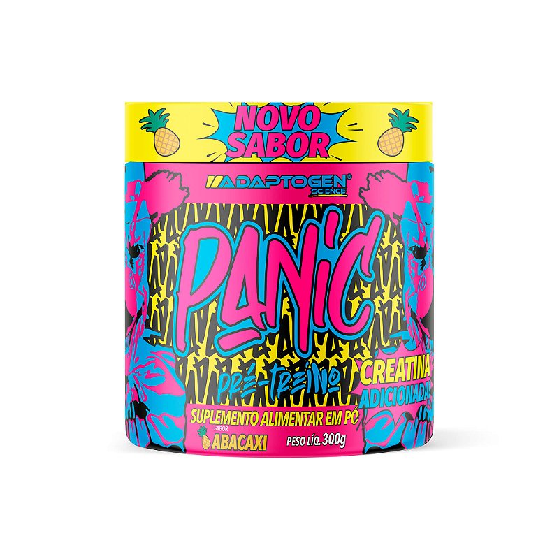 Panic Pre Workout 300g Adaptogen - Abacaxi