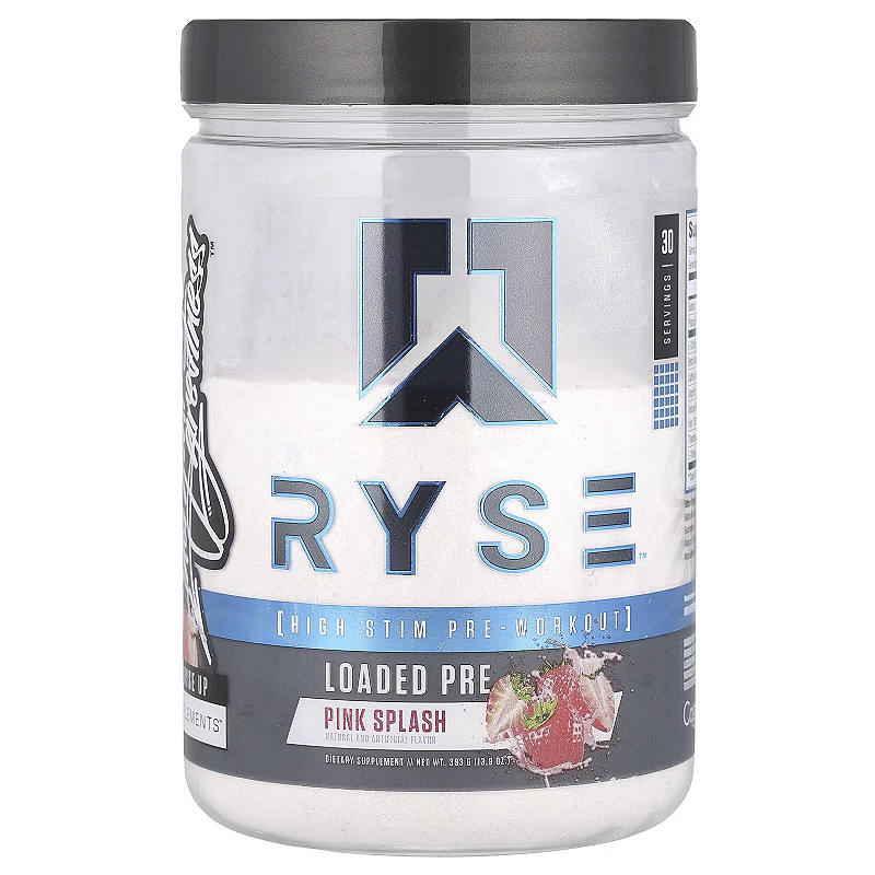 Pré Treino Loaded High Stim 393g Ryse Suplements - Pink Splash