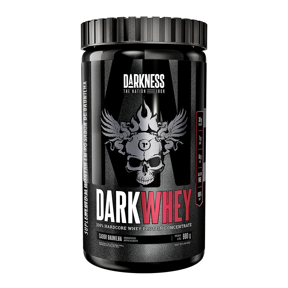 Dark Whey Pote 900g Darkness - Baunilha