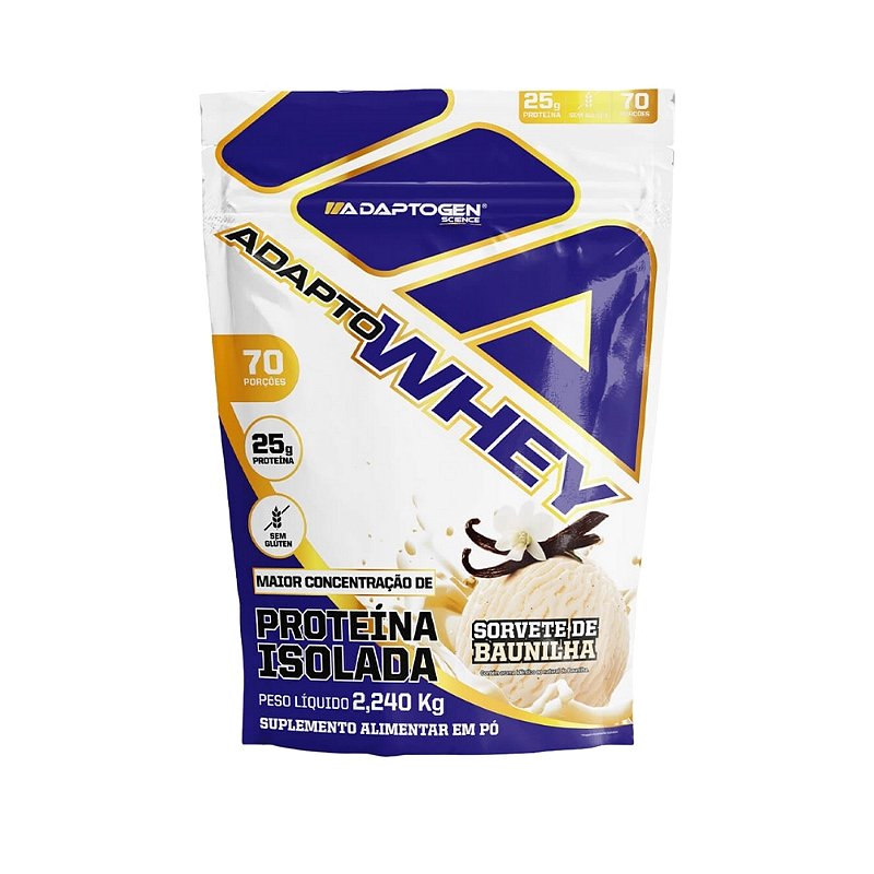 Foto de Adapto Whey Refil 2268g Adaptogen - Vanilla Cream