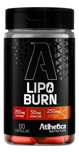 Lipo Burn Thermogenic 60 Capsulas Atlhetica Nutrition