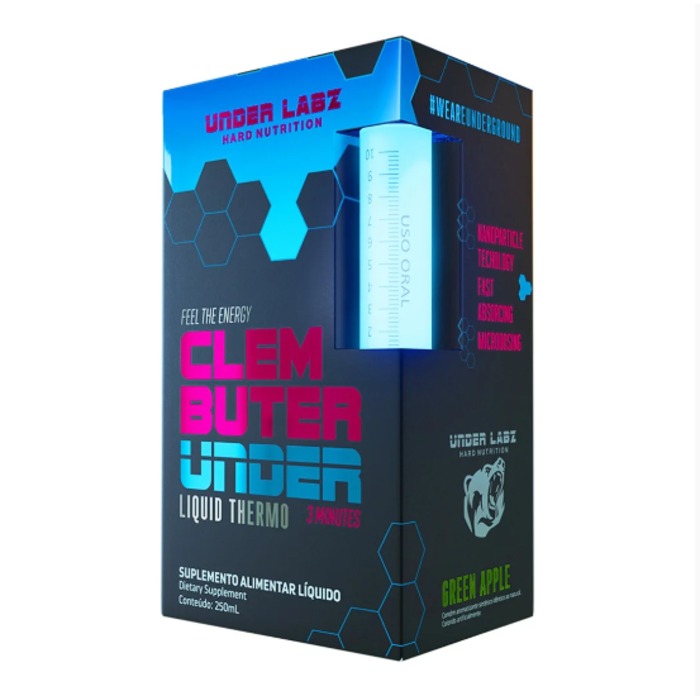 Clembuter liquido 250ml Under Labz - Green Apple