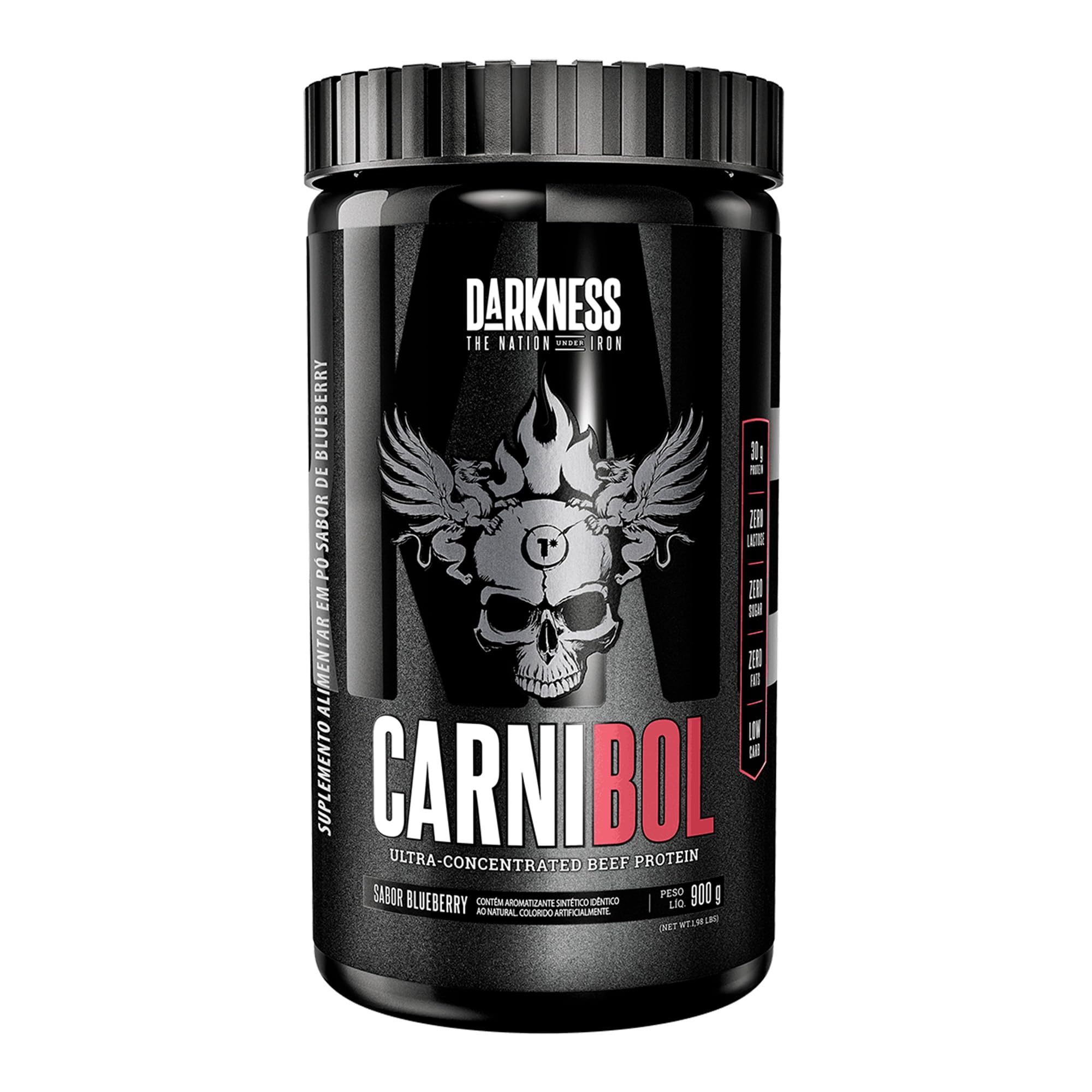 Foto de Carnibol Pote 900g Darkness - Blueberry
