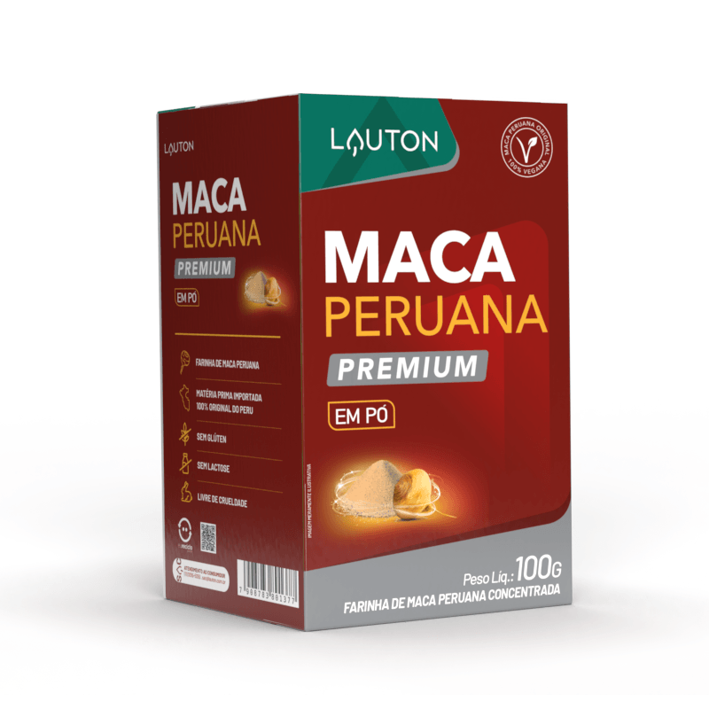 Maca Peruana Premium Em Pó 100g Lauton Nutrition