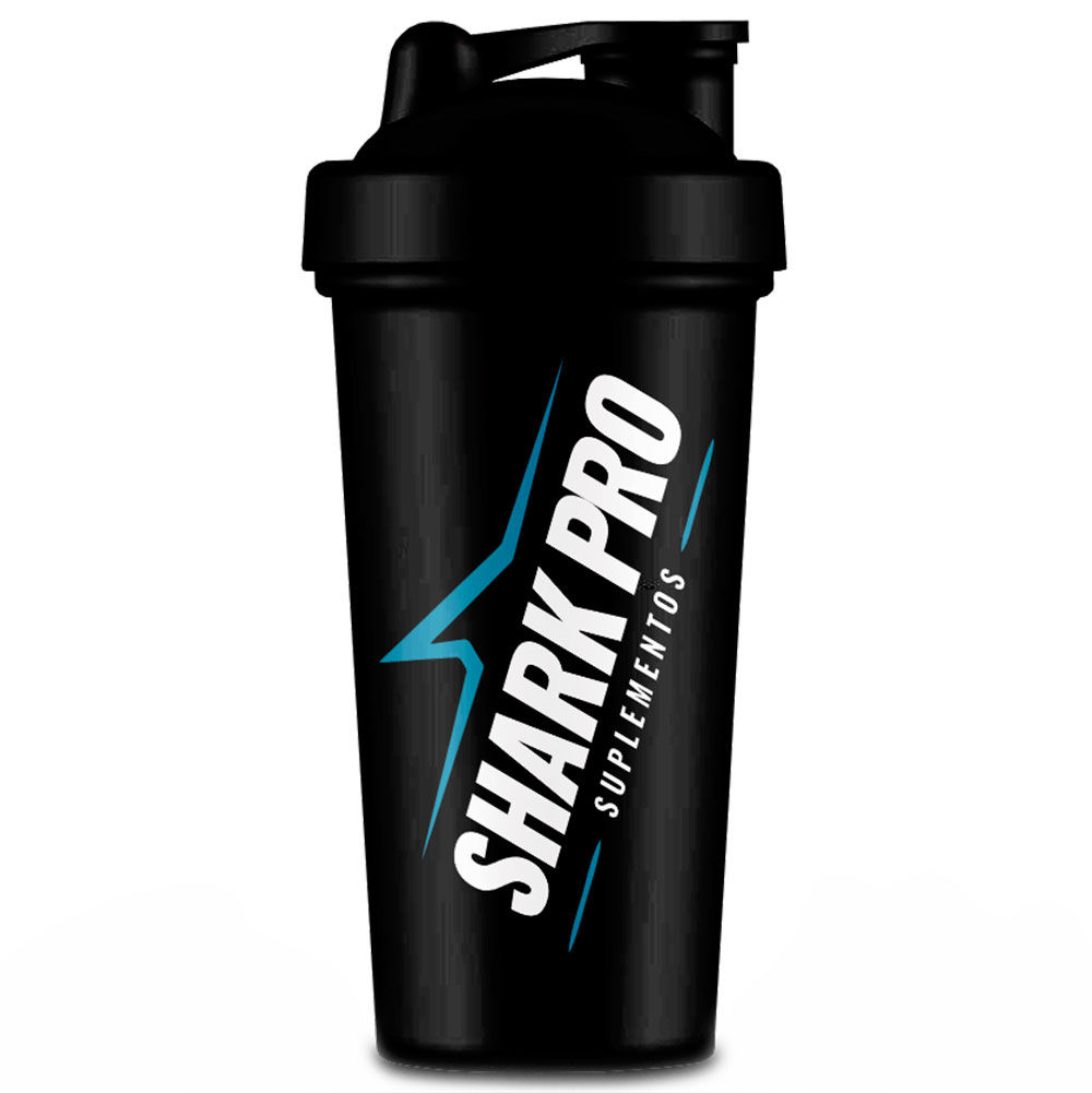 Coqueteleira 600ml Shark Pro - Preta