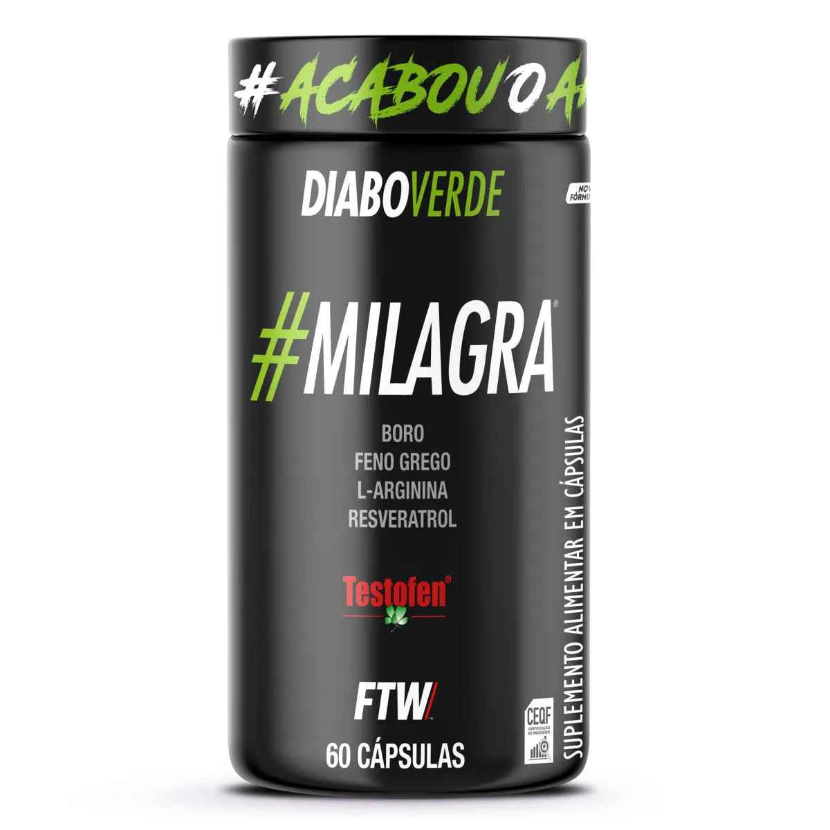 Diabo Verde Milagra 60 Caps Ftw