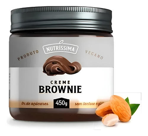 Creme Com Pedaços De Brownie 450g Nutrissima