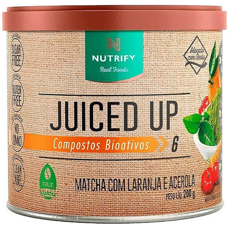 Juiced Up Matcha 200g Nutrify - Laranja e Acerola