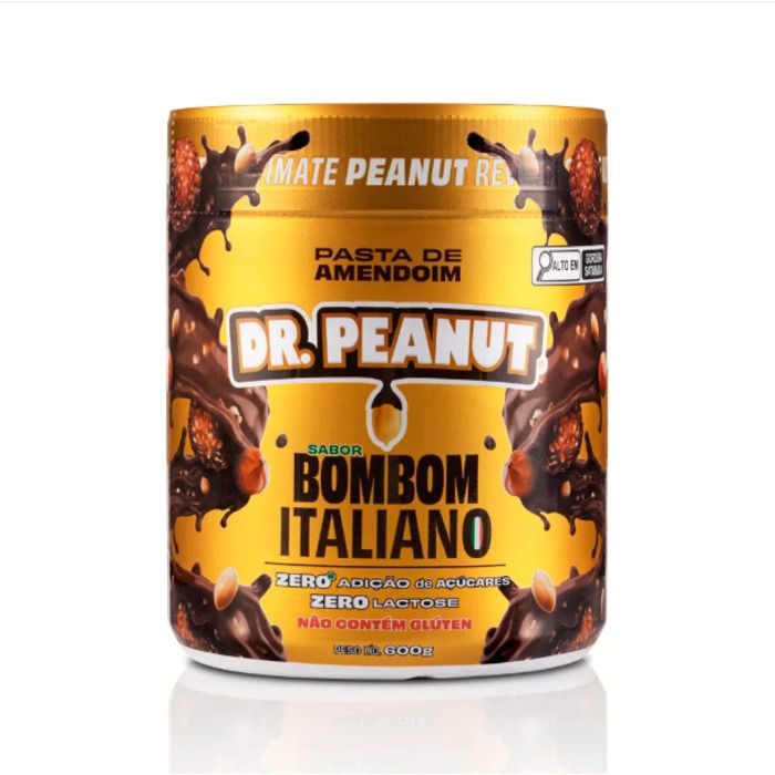 Pasta De Amendoim 600g Dr Peanut - Bombom Italiano