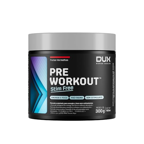 Pre Workout Sem Cafeína 300gDux Nutrition - Frutas Vermelhas