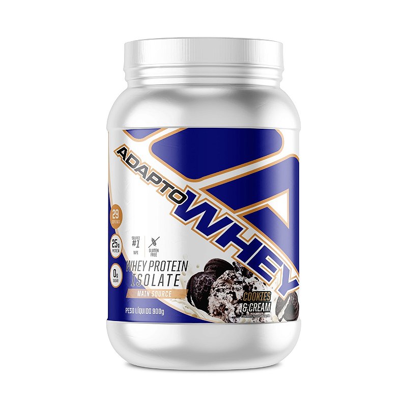 Foto de Adapto Whey Pote 900g Adaptogen - Cookies Cream