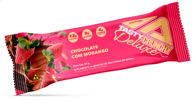 Foto de Tasty Deluxe 50g Chocolate Com Morango Adaptogen
