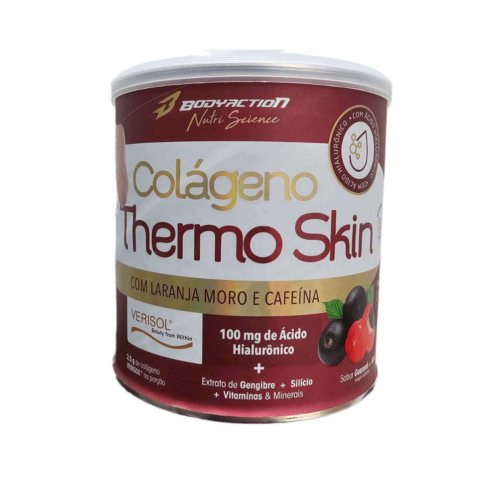 Foto de Colageno Thermo Skin 200g Cafeína Laranja Moro Bodyaction