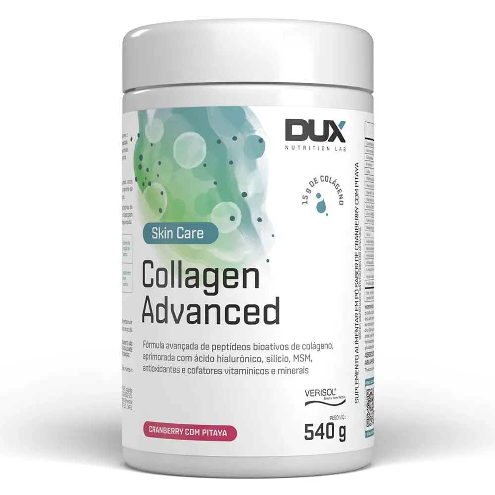 Collagen Advanced Pote 540g Dux Nutrition - Cranberry Com Pitaya