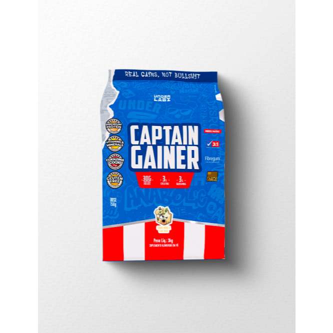 Captain Gainer Hipercalórico 3Kg Under Labz