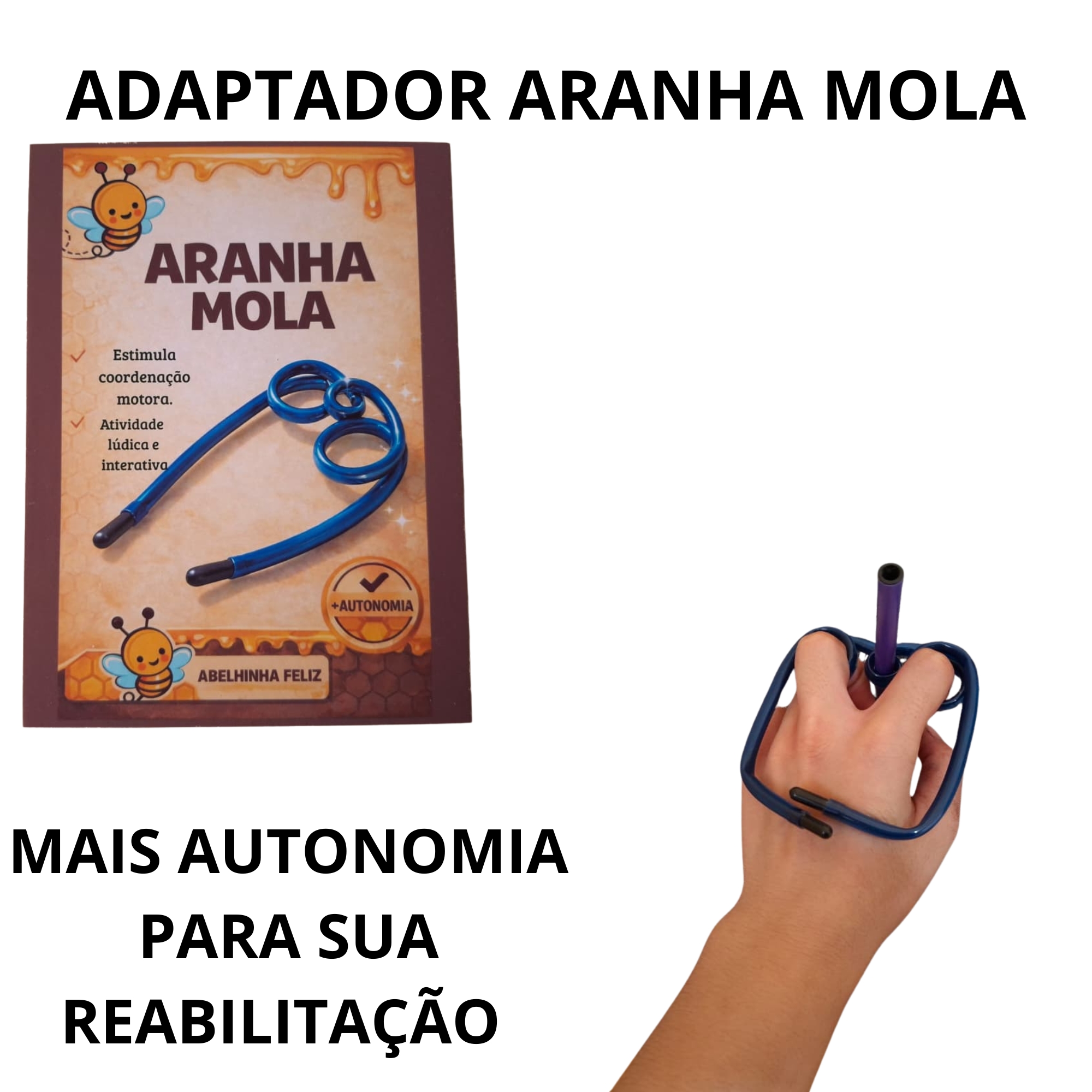 ADAPTADOR ARANHA MOLA FACILITADOR DE ESCRITA
