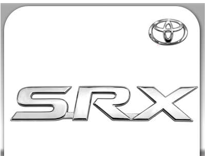 Emblema SRX Toyota Hilux 2016+