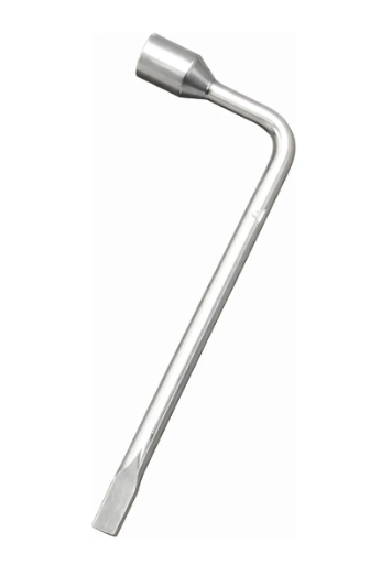 CHAVE RODA L 17MM COM ESPÁTULA UNIVERSAL
