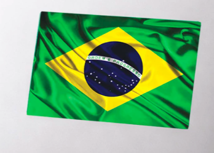 ADESIVO BANDEIRA BRASIL 16X11 S/RESINA