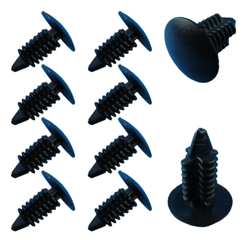 GRAMPO FORRO PORTA KOMBI PFIX 90/00 PRETO (10 PEÇAS)